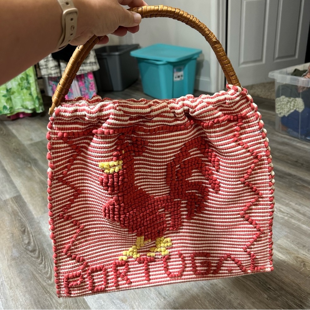 Portugal Rooster Vintage Tote Bag - Picture 2 of 7